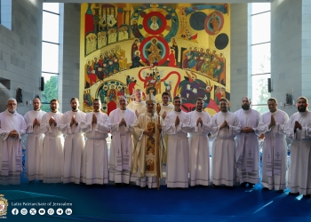 Tre lettori e cinque accoliti del Seminario Redemptoris Mater