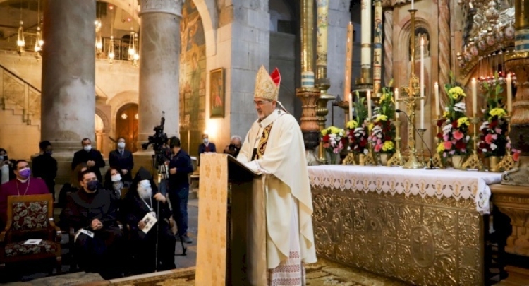 Homélie du Patriarche Pizzaballa pour sa 1ère Messe pontificale au Saint Sépulcre 2020