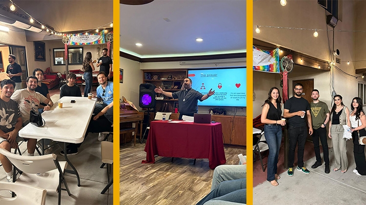 Le groupe Youth Adult Ministry de St. Joseph à Pomona (USA)