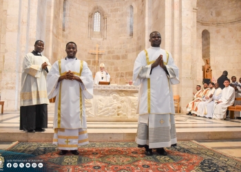 Ordinazione diaconale di Beniamino e Giuseppe - Sant'Anna di Gerusalemme 2024