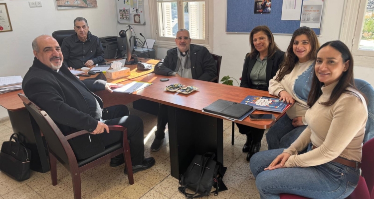 La première réunion officielle du Département de l'éducation religieuse chrétienne à Haïfa