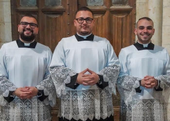 The Seminary of Beit Jala Institutes Three New Lectors on the Feast of Saint Joseph