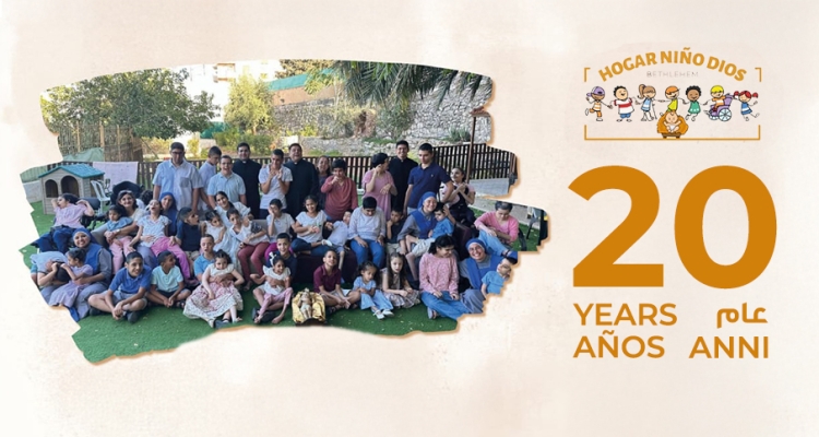 20th Anniversary of Hogar Niño Dios in Bethlehem