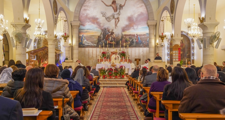 El Cardenal Pizzaballa preside la Fiesta de la Sagrada Familia en Ramallah