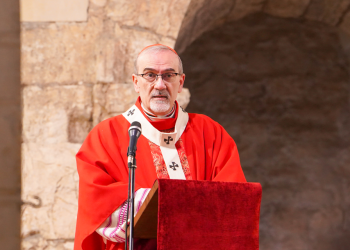 Homélie Couronnement d'épines de Jésus, at Jérusalem, couvent “Ecce Homo”