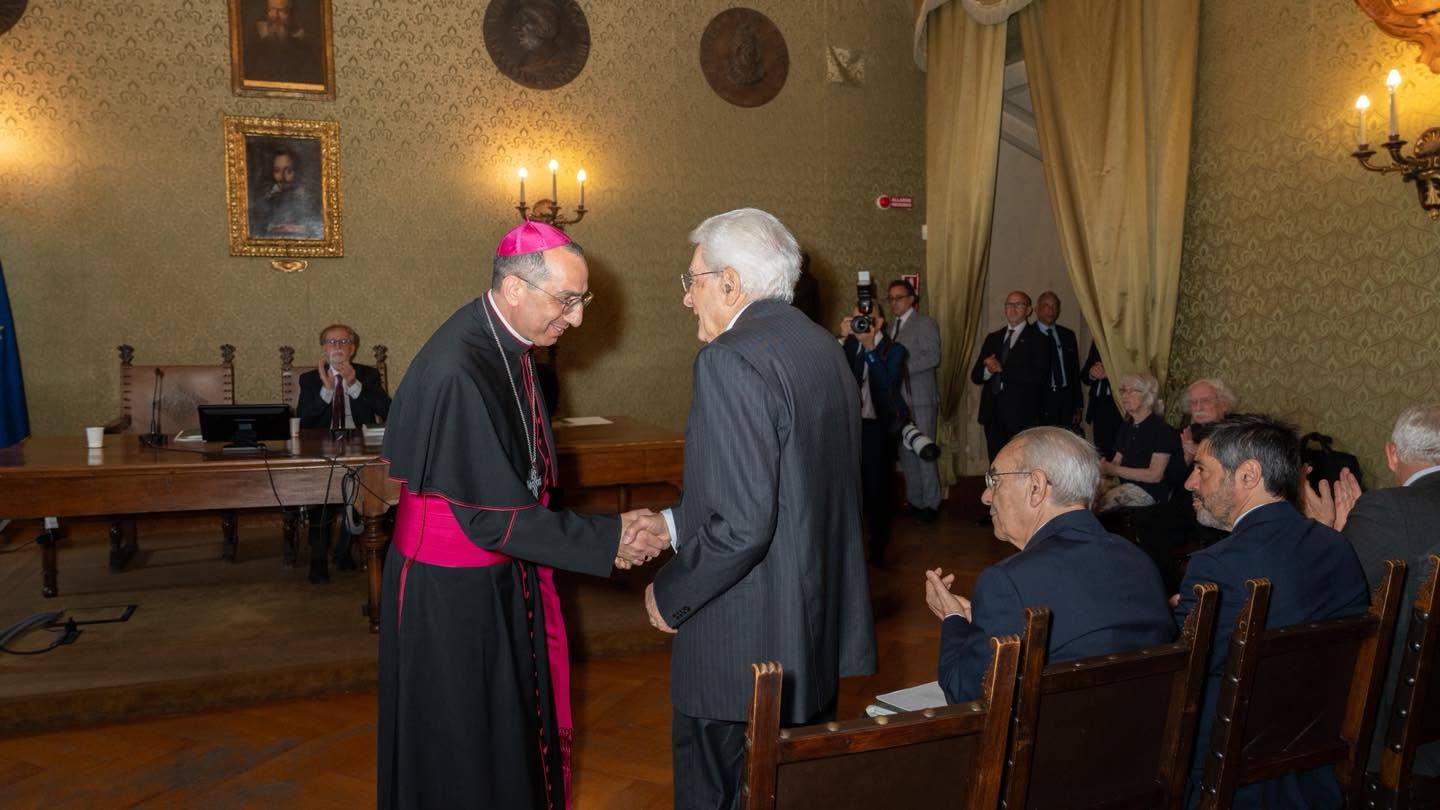 Msgr. Iyad Twal Receives the Antonio Feltrinelli Prize in Recognition of the Latin Patriarchate’s Humanitarian Mission in Gaza
