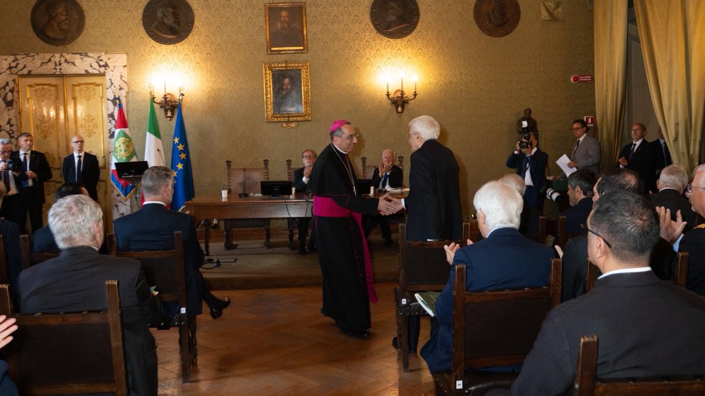Msgr. Iyad Twal Receives the Antonio Feltrinelli Prize in Recognition of the Latin Patriarchate’s Humanitarian Mission in Gaza